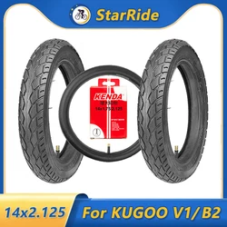 For KUGOO V1 B2 Electric Bike 14*2.125 Front Wheel Parts 14x2.125(54-254) Inner and Outer Tire 14 Inch E-Bike Tyre Accessories