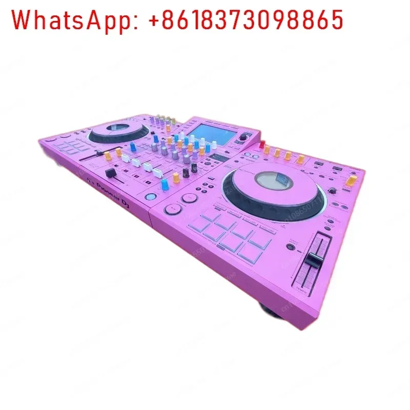 وحدة التحكم في فيلم الملصق xdj-xz xdjxz آلة DJ المتكاملة محاطة بالكامل بمواد الكمبيوتر المستوردة والملصقات الخضراء