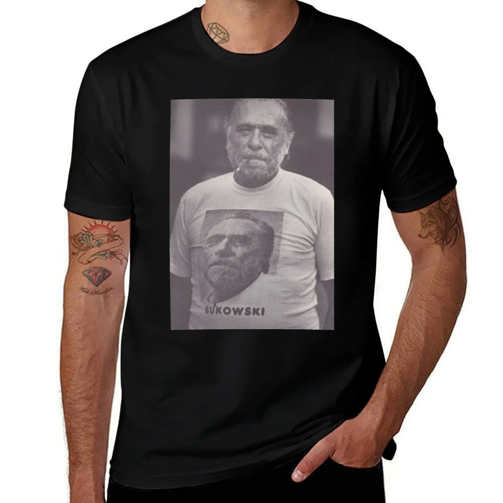 Bukowski Squared T-Shirt Daily Work Short Sleeve Top T-Shirt