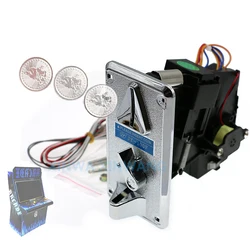 JY-100F Token Slot Coin Acceptor Electronic Selector Mechanism For Vending Machine Claw Crane Arcade Game Pinball Parts