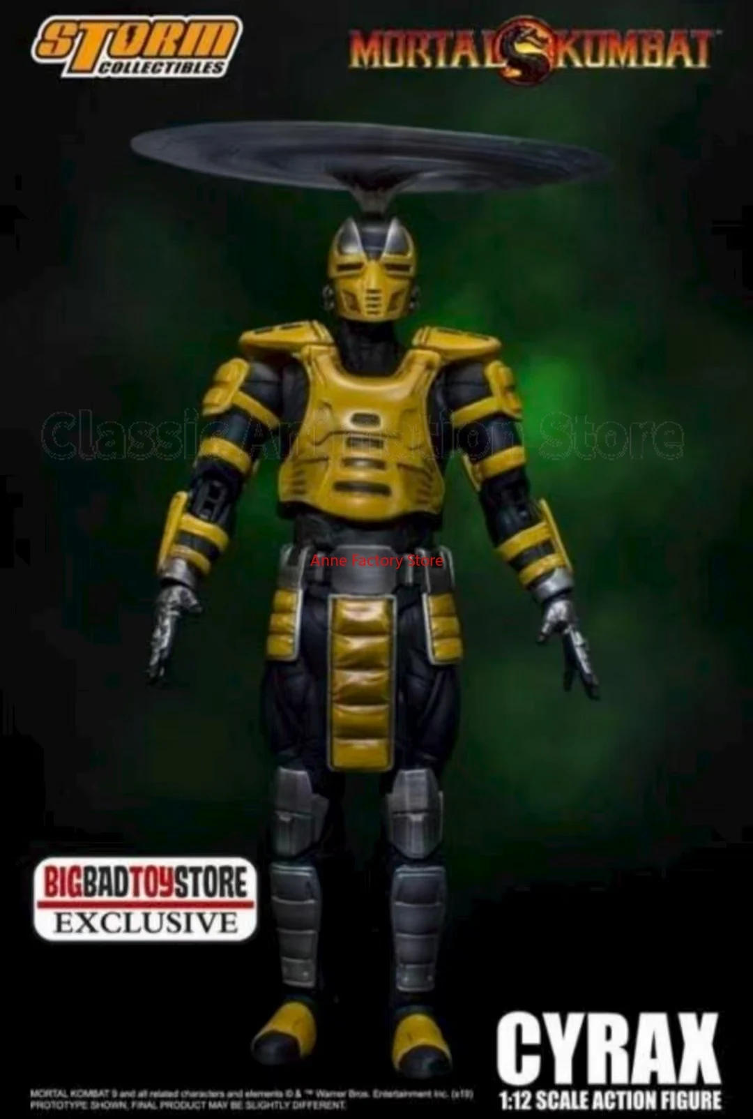 

【Original】Storm Toys Mortal Kombat Bio-Ninja CYRAX Special Edition 1/12 Action Figure Collectible Model Toy