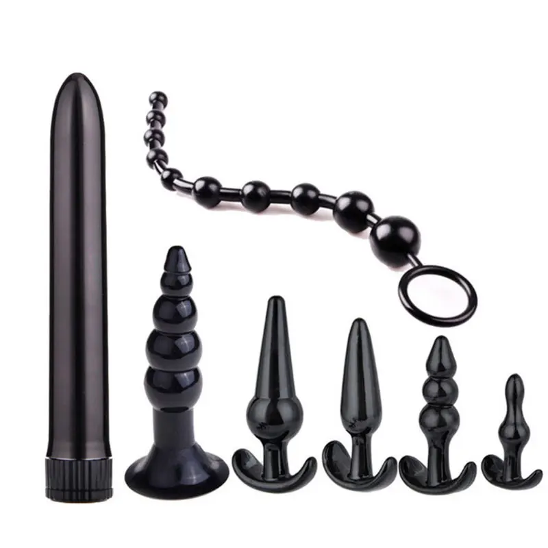 Gay Toys Silicone Bead Plug Toys Masturbation Plug Anal