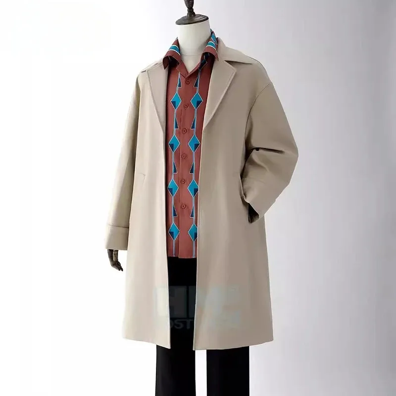 

Sakamoto Days Anime Yoichi Nagumo Cosplay Costume Coat Shirt Pants Cos Convention Daily Wear Gift for Men Boys