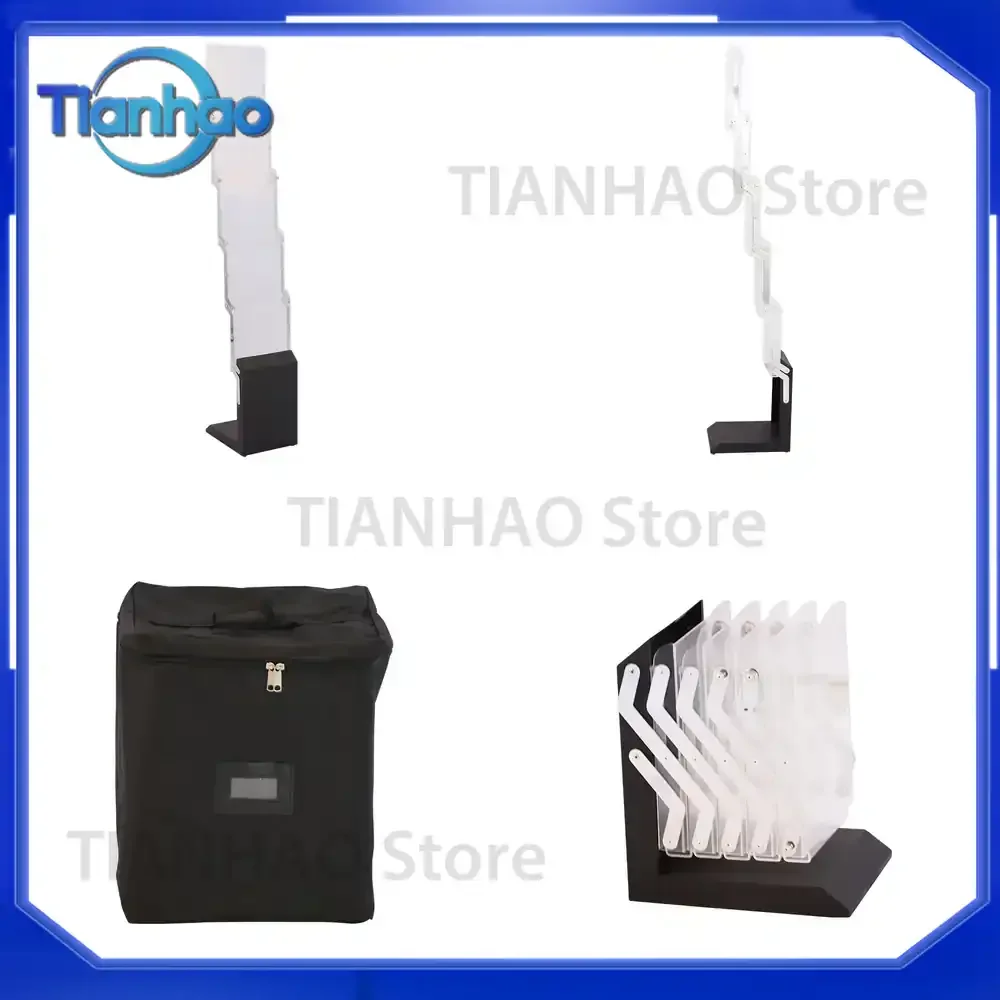 Multi-layer Foldable Portable Acrylic Magazine Literature Rack Book Brochure Holder Catalog Shelf for Displaying
