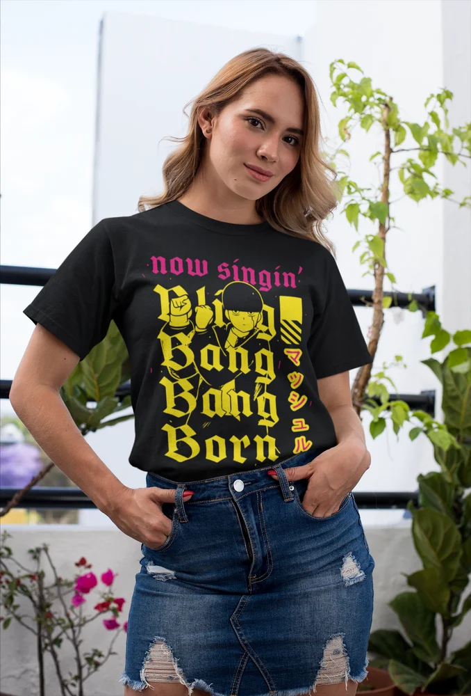 Mashle T-Shirt Magic and Muscles Mash Cream Puff Kawai Anime Gift Shirt All Size view 4