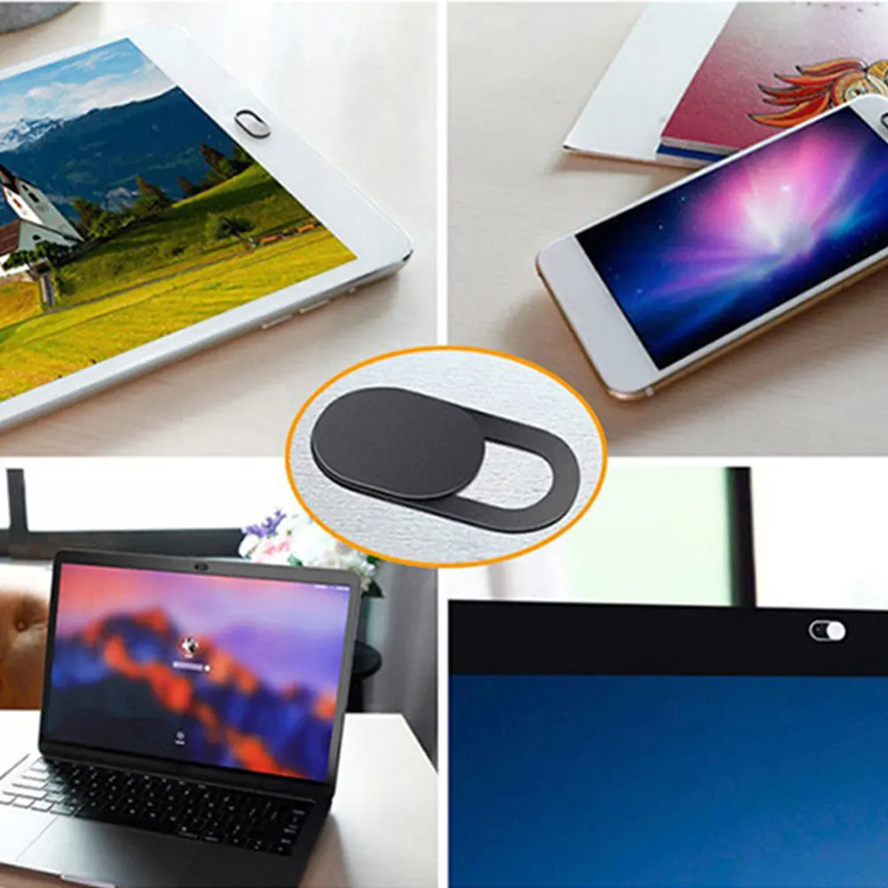 5/10/20Pcs Mobile Phone Privacy Sticker Webcam Cover Shutter Magnet Slider Plastic for iPhone Laptop PC Tablet Camera Cover