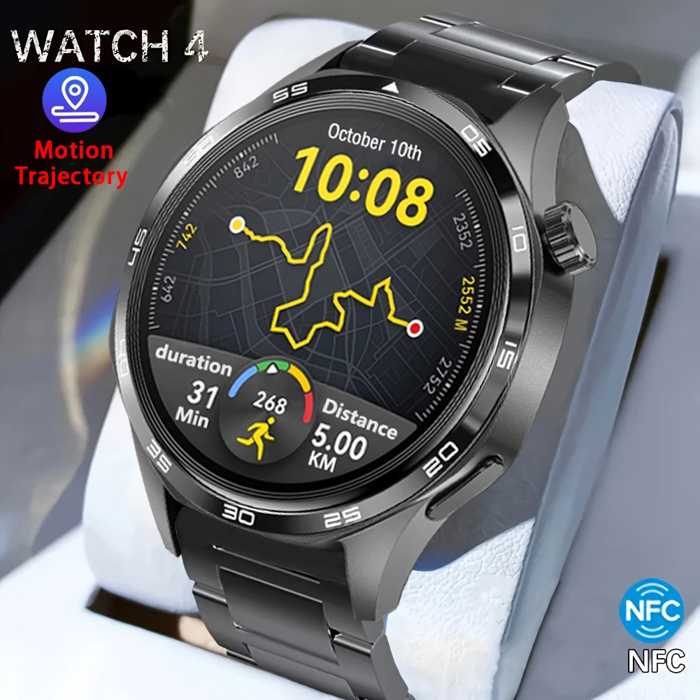 2024 New NFC Watch GT5 PRO Smartwatch GPS Motion Trajectory HD Screen Bluetooth Call Men Smart Watch Outdoor Sports Watches Men