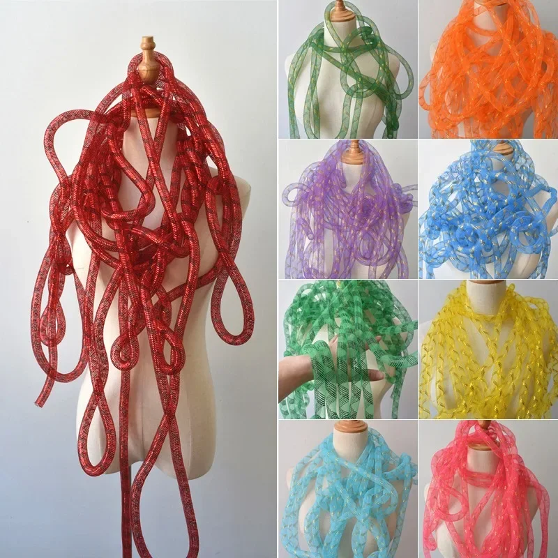 

Net Red Gradually Changing Color Creative Elastic Twisted Pipe Accessories Plastic Decorative Accessories Designer Fabric