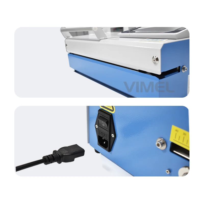 7 Inch Touch Screen Dental Medical Full Automatic Sealing Machine With Cutting Dental Equipment