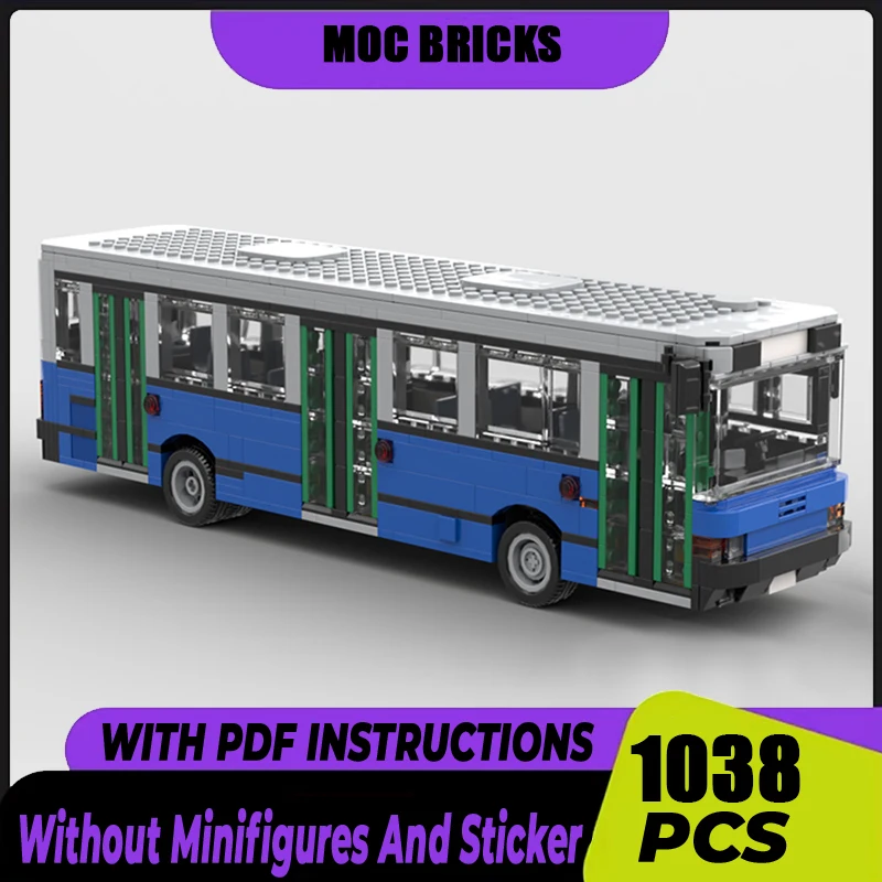 Moc Building Bricks City Cars  Model Speed Champions Scale Bus Technology Modular Blocks Gifts Toys Children DIY Sets Assembly