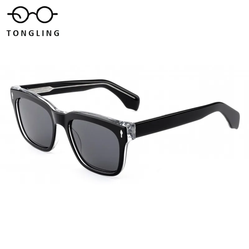 

Новые высококачественные мужские модные модные женские солнцезащитные очки премиум-класса из ацетата с персонализированной уличной фотографии, устойчивые к ультрафиолетовому излучению