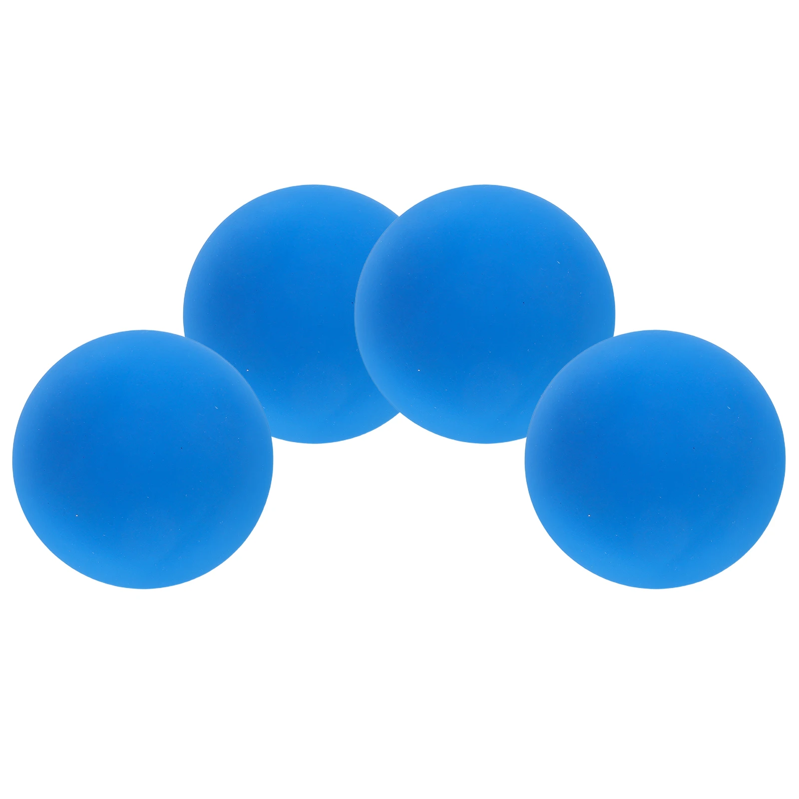 Balle d'entraînement de courge, 4 pièces, balles de raquette à haute élasticité, rebondissant, élasticité du Stress, jouet en caoutchouc, Mini sport pour enfant