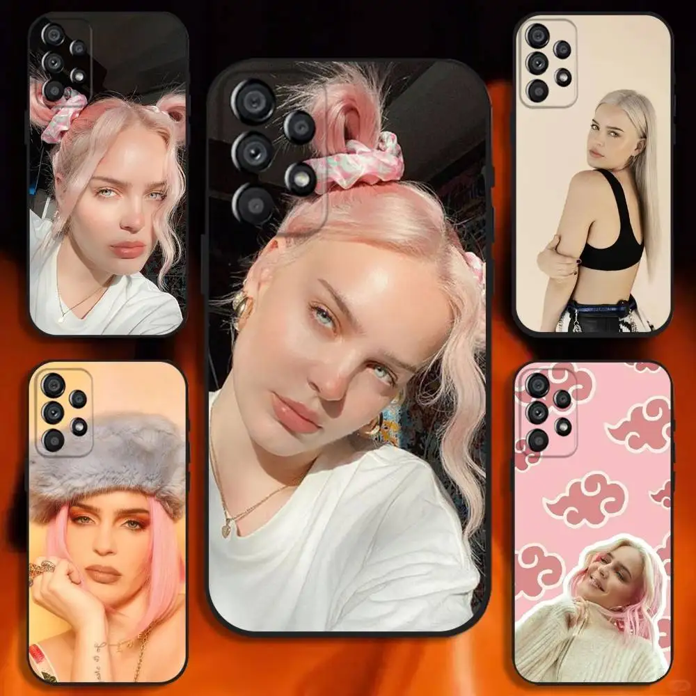 

Singer A-Anne M-Maria Phone Case For Samsung Galaxy A20,A21s,A22,A31,A32,A52,A53,A72,73,A80 Soft Black Cover
