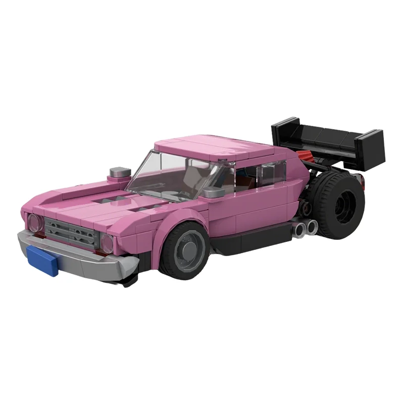

295PCS MOC City Champions Super Car Plymouth Junkerolla Pikes Peak Model Technology DIY Assembly Building Blocks Display Gift