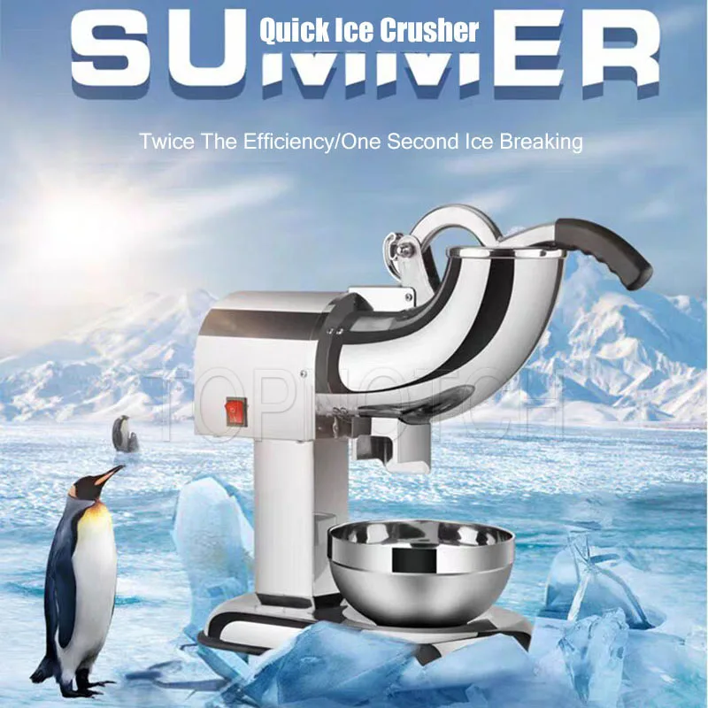 Snowflake Ice Machine Snow Ice Maker Shaver Machine Snowflake Ice Crusher Machine