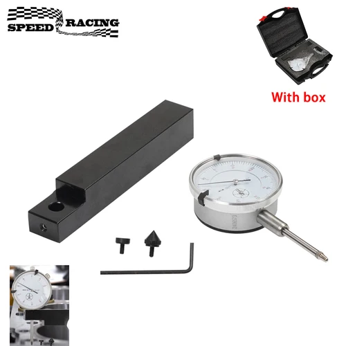 6434 Medidor de altura y contador de diámetro de manga para todos los motores diésel Rango de calibre de orificio 0-1,00"" Graduación 0.001"" Lectura 0-100 con caja