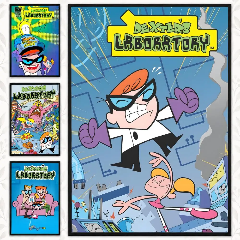 Dexter's Laboratory 90s Cartoon Network Classic Mood Poster Decorative art prints for the home, holiday gifts, unframed