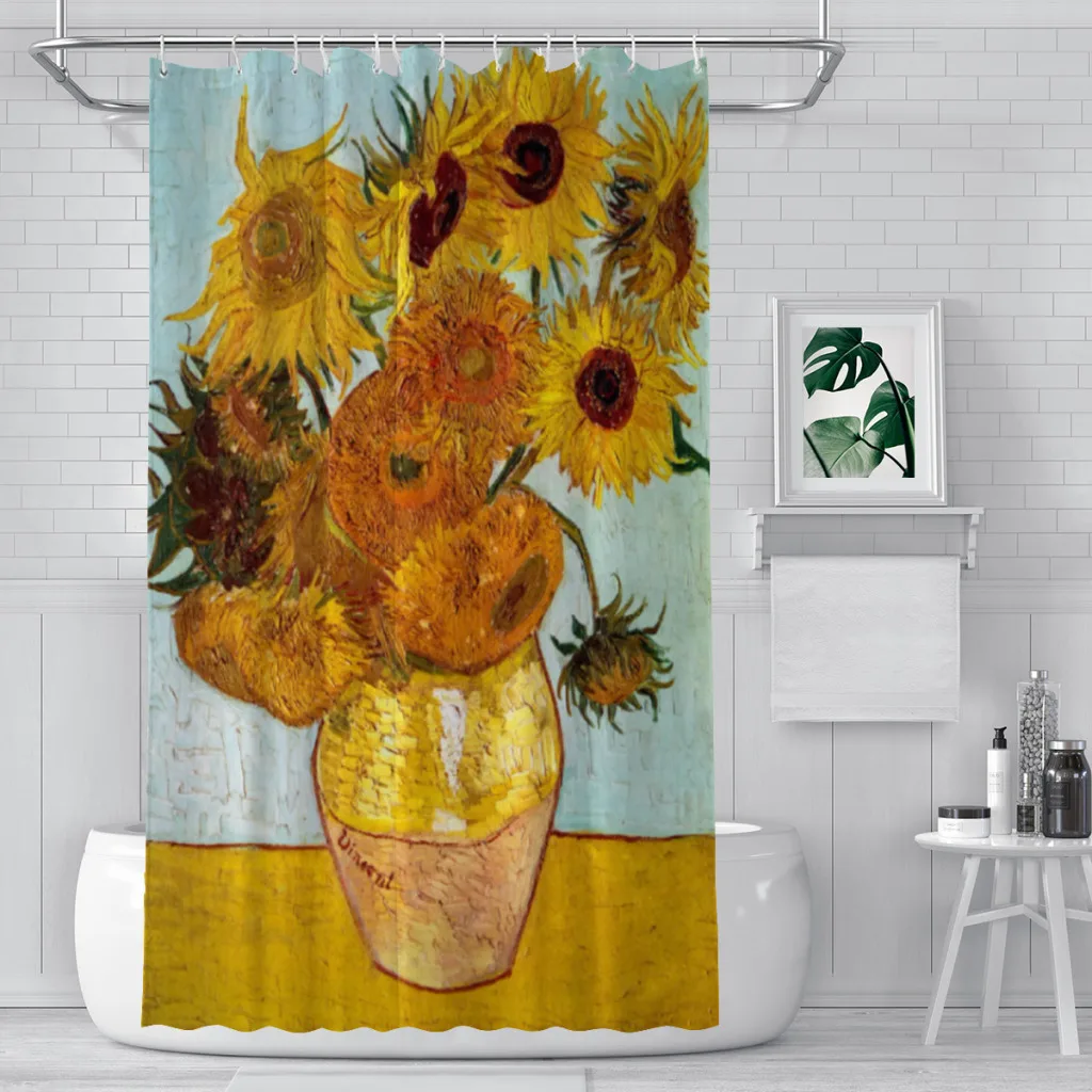 

sunflower Shower Curtain Bathroom Decoration Shower Curtain Birthday Gift