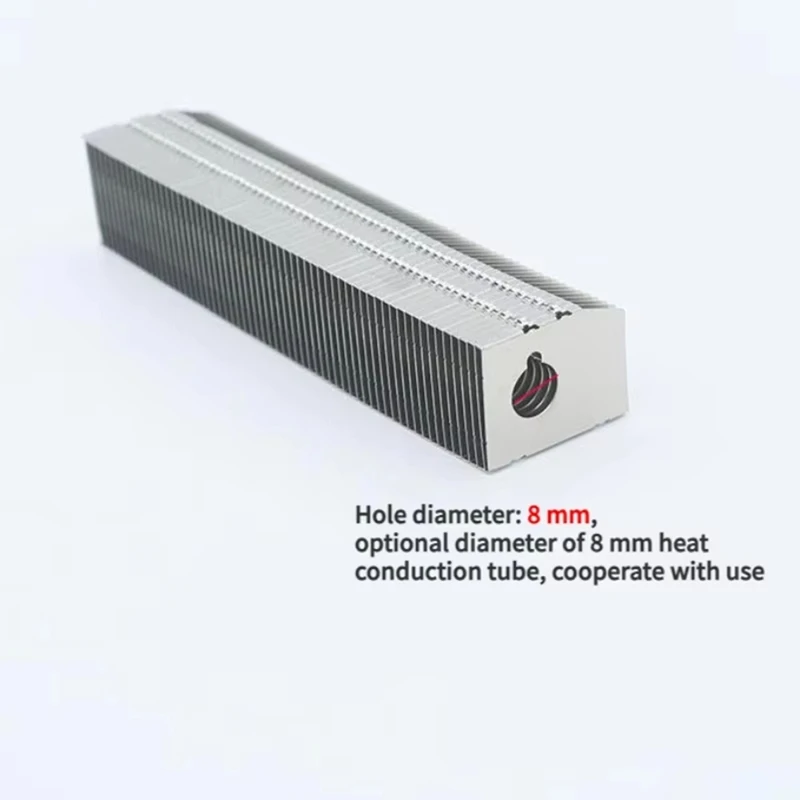 Aleta de calor do dissipador de calor de alumínio ABGR para tubo de calor de 8 mm 26X110mm