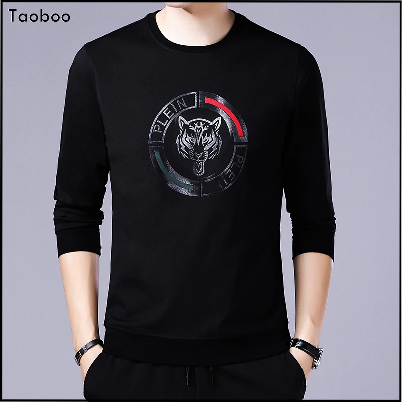 

Taoboo Spring&Autumn Long Sleeve Sweatshirts Men Casual Fashion Brand Pullover New Men's Hoodies Solid Color Tops Men's clothing