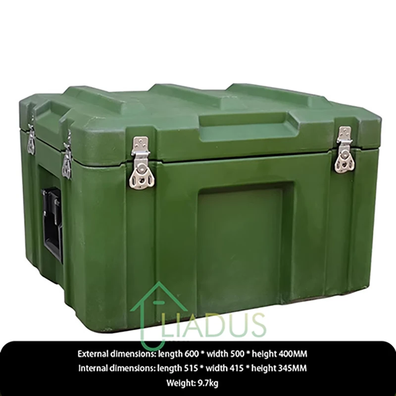 

Military Green Outdoor Field Camping Storage Box Multi-Functional Equipment Medical Sealing Folding Transfer Box