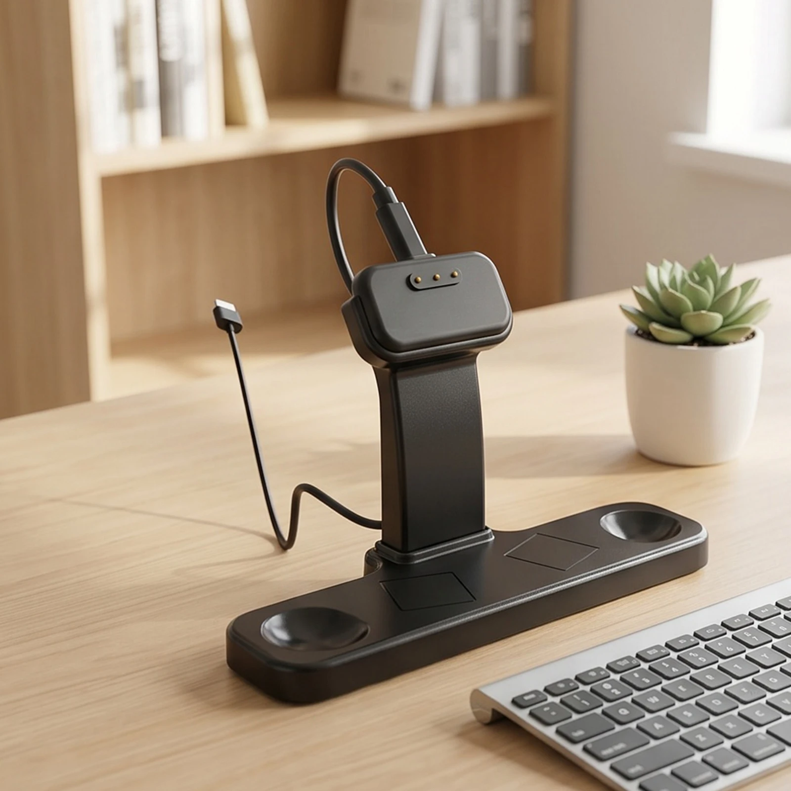 For Steam Controller Universal Magnetic Charging Dock Desktop Charging Stand Triangular Structure Metal Base for Gaming Setup