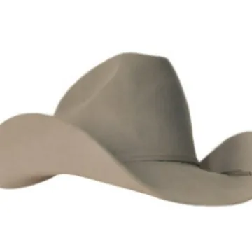 

Cowboy Felt Hat Solid Color Felt Hat with Decoration