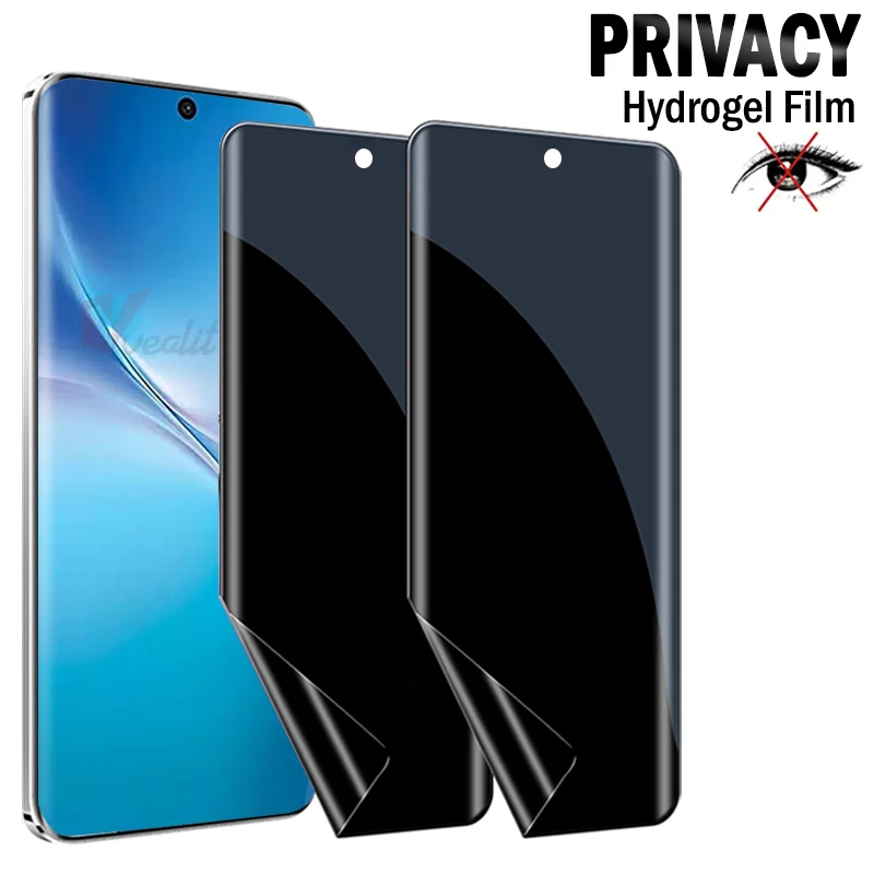 

1/2 шт. антишпионская гидрогелевая пленка для VIVO V60 V50 V40 V30 V29 Lite V27 Pro Защитная пленка для экрана Vivo V50e V40e V30e Privacy Film