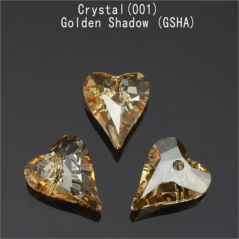 (1 piece) Original Crystals from Austria 6240 Wild Heart Pendant Loose Beads Rhinestone for DIY Jewelry Making Home Decoration image 6