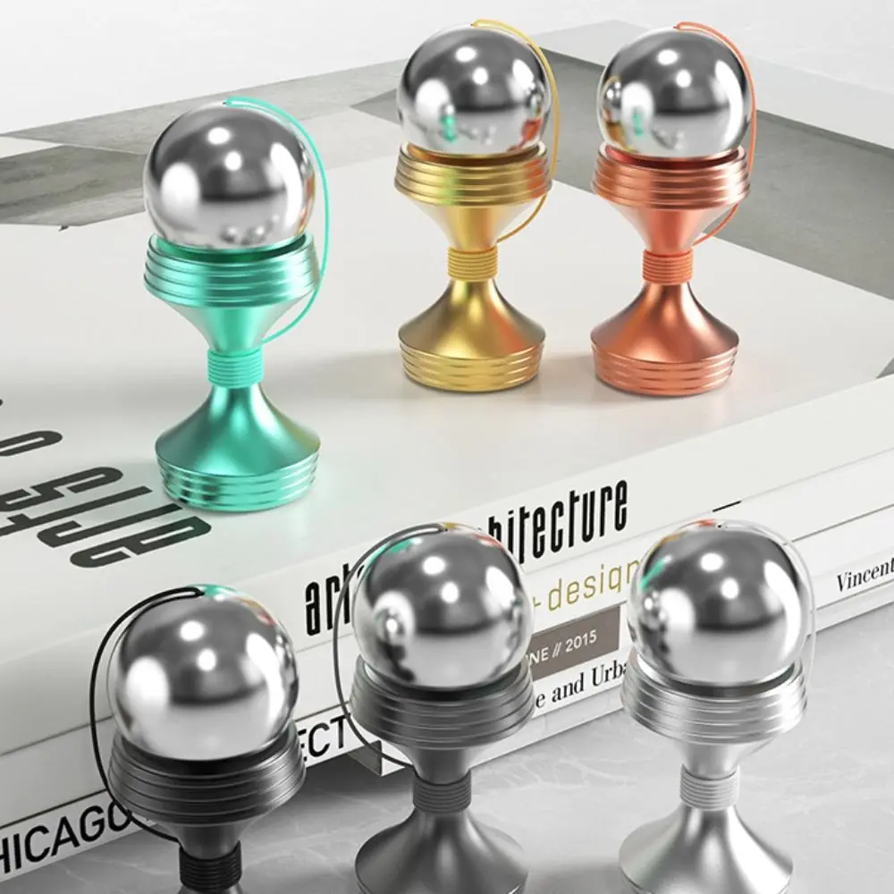 Boule Fidget lourde en alliage d'aluminium, Gadgets sympas, jouet sensoriel, balle du bout des doigts en métal, Spinner d'entraînement manuel des doigts, jouet du bout des doigts