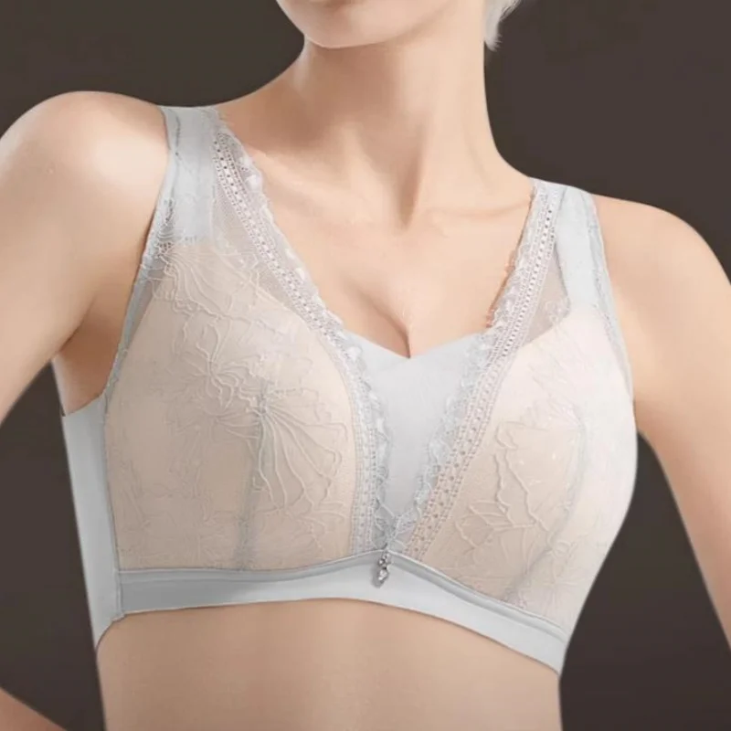 Plus Size Wireless Bra for Full Figures Slimming Contouring No Underwire Lightweight Lift & Comfort 75 80 85 90 95 100 B C D E F