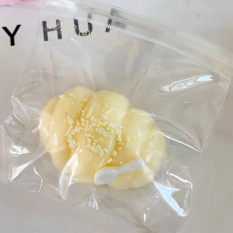 الكرتون حقيبة أصبع صغيرة قرصة ضغط انتعاش بطيء الضغط اللعب لينة الخبز أصبع حقيبة الاسترخاء الإجهاد الإغاثة التحف لعبة