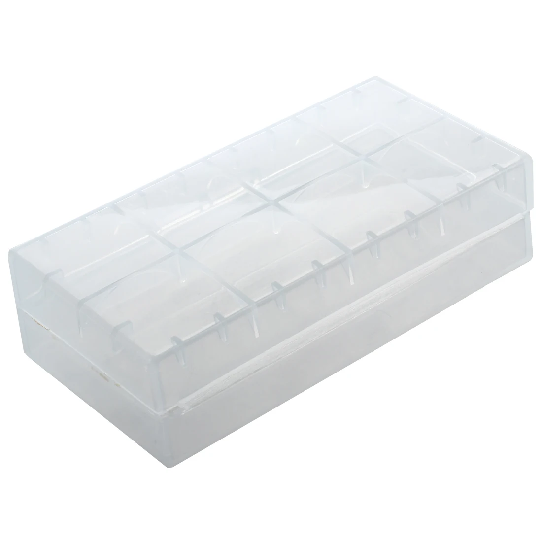 Box for 18650 battery transparent battery holder