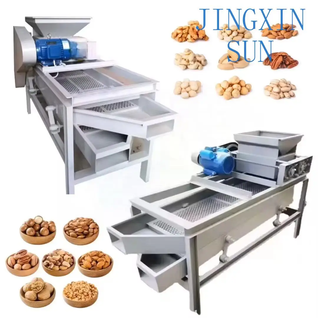 Professional Almond Nut Cracking Machine Almond Shelling Machine Walnut Sheller for Pecan Nuts