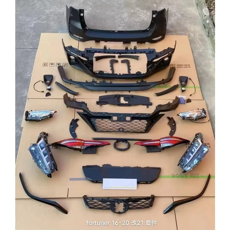 

Car Parts Car Exterior Accessories Front Facelift Body Kit Front Bumper Kit for Fortuner 2015-2020 Upgrade to 2021