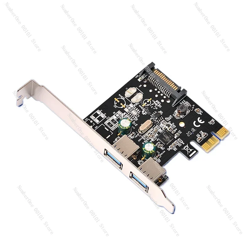 

E3-PCE202-1 Расширенная карта PCI-E — USB3.0, 2-портовый двухпортовый расширетельный независимый источник питания Resa Core