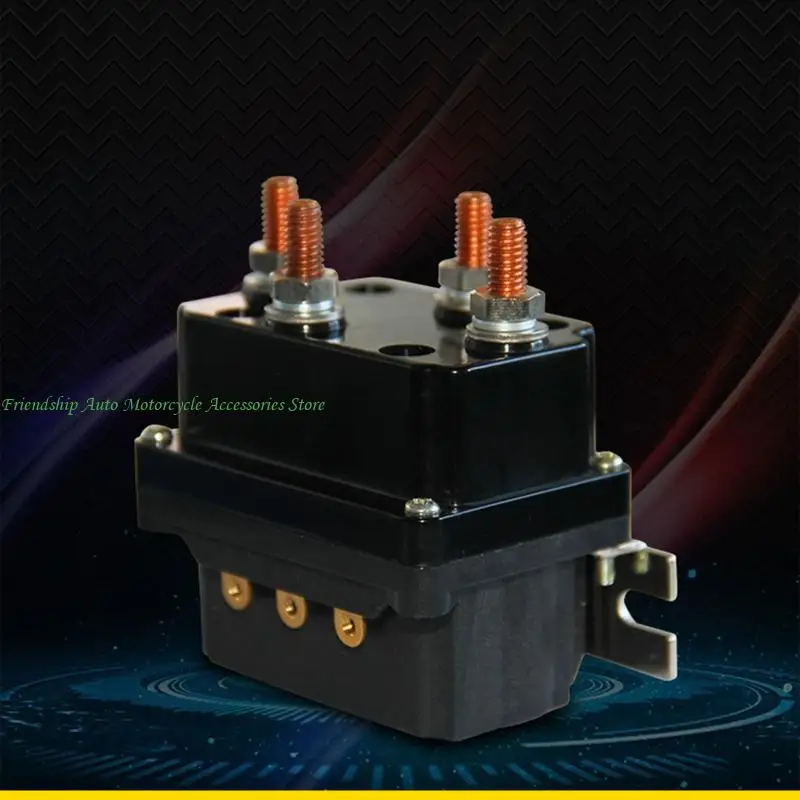

SZCH Electromagnetic Contactor Winch Rocker Switch Thumb For ATV/UTV 12V 250A