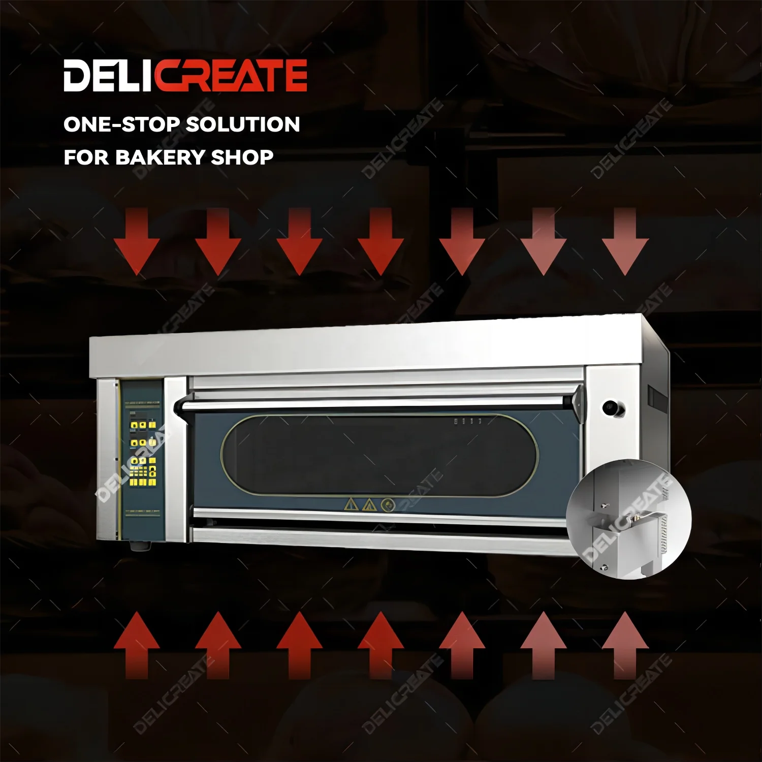 

Простота в эксплуатации, 1 палуба, 2 противня, маленькое мини-промышленное оборудование для выпечки, настольная булочка, торт, кондитерские изделия, хлеб, паровая электрическая духовка для палубы