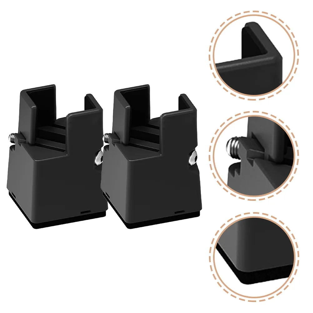 

2 шт. Премиальные регулируемые подставки для кроватей, увеличение высоты 22-42 мм, простая установка, устойчивые, прочные, нагрузка до 250 кг, для кроватей, столов, тумбочек