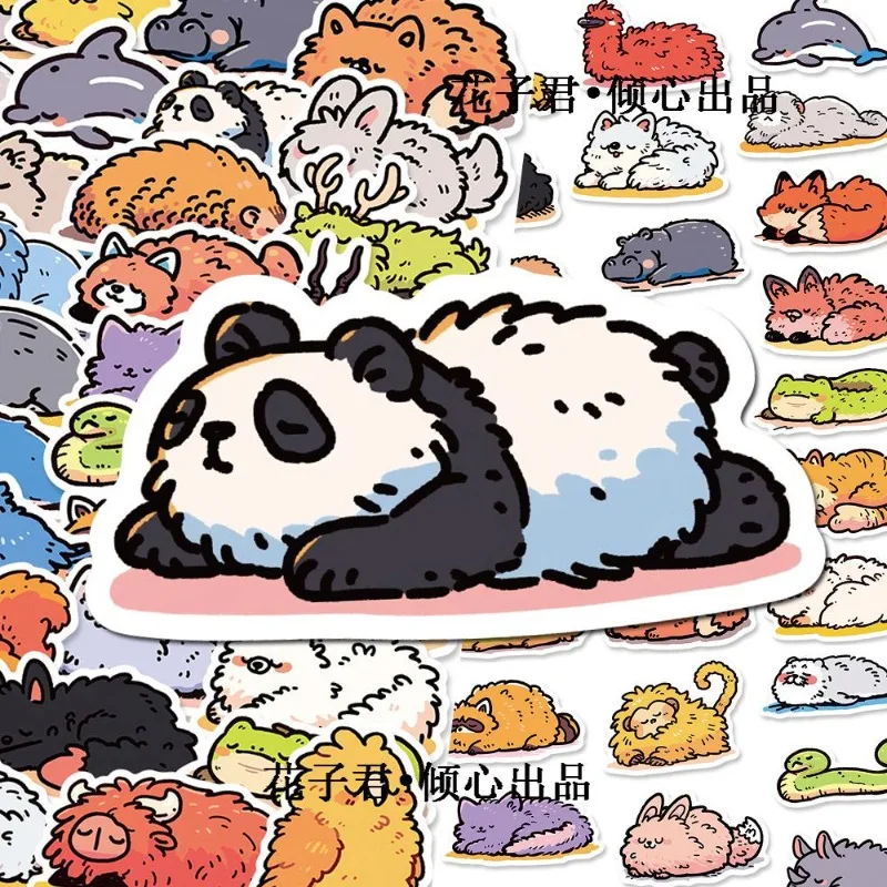 50PCS Cartoon Personality Comfortable Animal Creative Graffiti Decorative Stickers