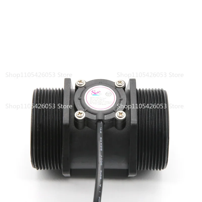 Medidor de Flujo de Agua, Indicador de Caudal, Dispositivo de Medición de 10-200L/min, DN40, G2'', Sensor de Flujo, Caudalímetro, Contador