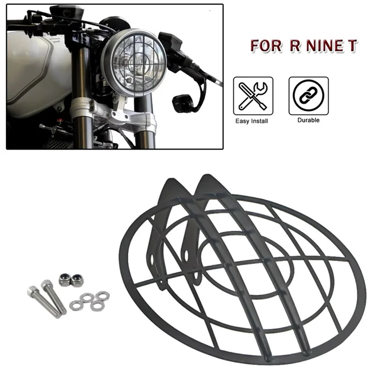 

OB-Motorcycle Headlight Guard For BMW R NINE T R9T Scrambler Urban Pure Motorcycle Front Light Guard