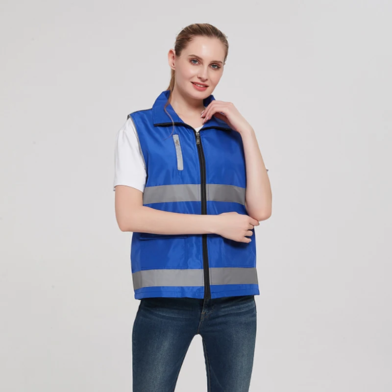 Volunteer Work vest With Reflective Stripes workwear reflective Safety vest