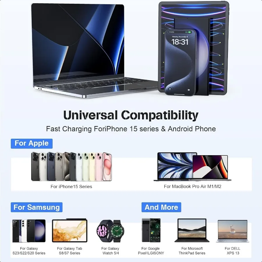 كابل USB C إلى C بطول 10 أقدام لهاتف iPhone 16 15 Pro Pro Max PlusLong C إلى C كابل شحن سريع مضفر لهاتف iPhone 16 15 Samsung G