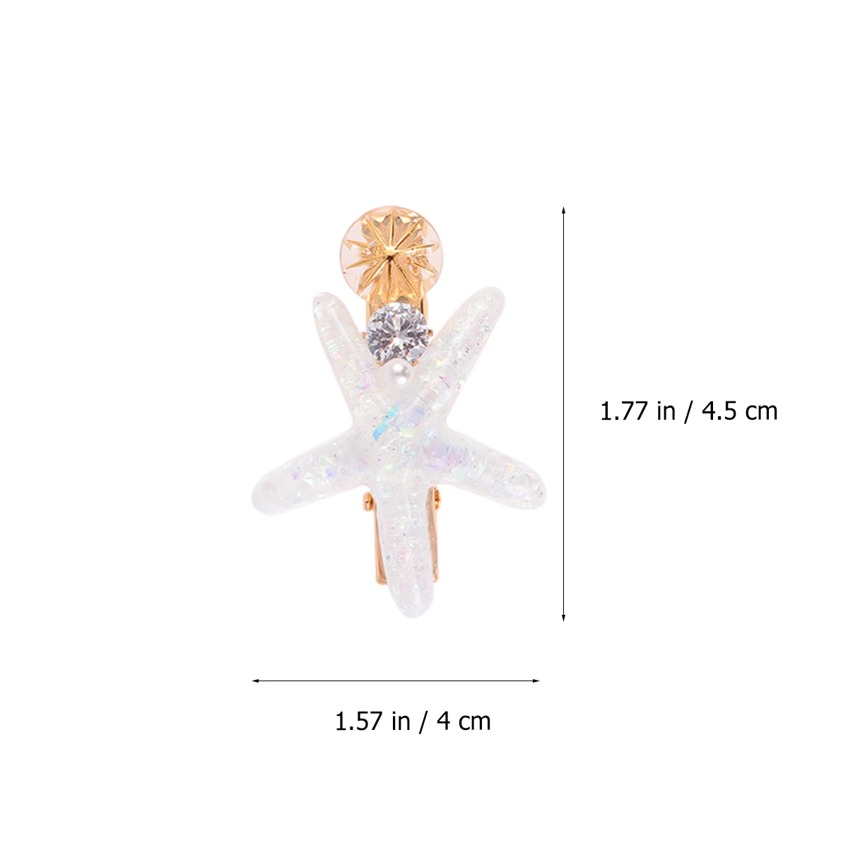 

2Pcs Rhinestone Hair Clip Pearl Pin Bobby Pins Women Barrettes Girl Hair Accessories Non Fading Long Lasting Elegant Style