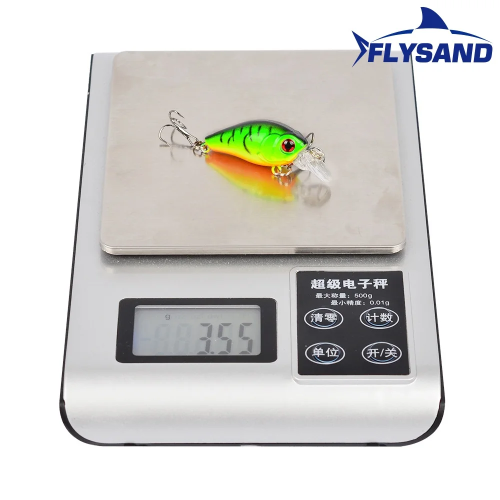 45mm 3pcs 8g Hard Crankbait Fishing Lure Artificial Bass Wobblers Topwater Minnow Bait Freshwater Saltwater Tackle