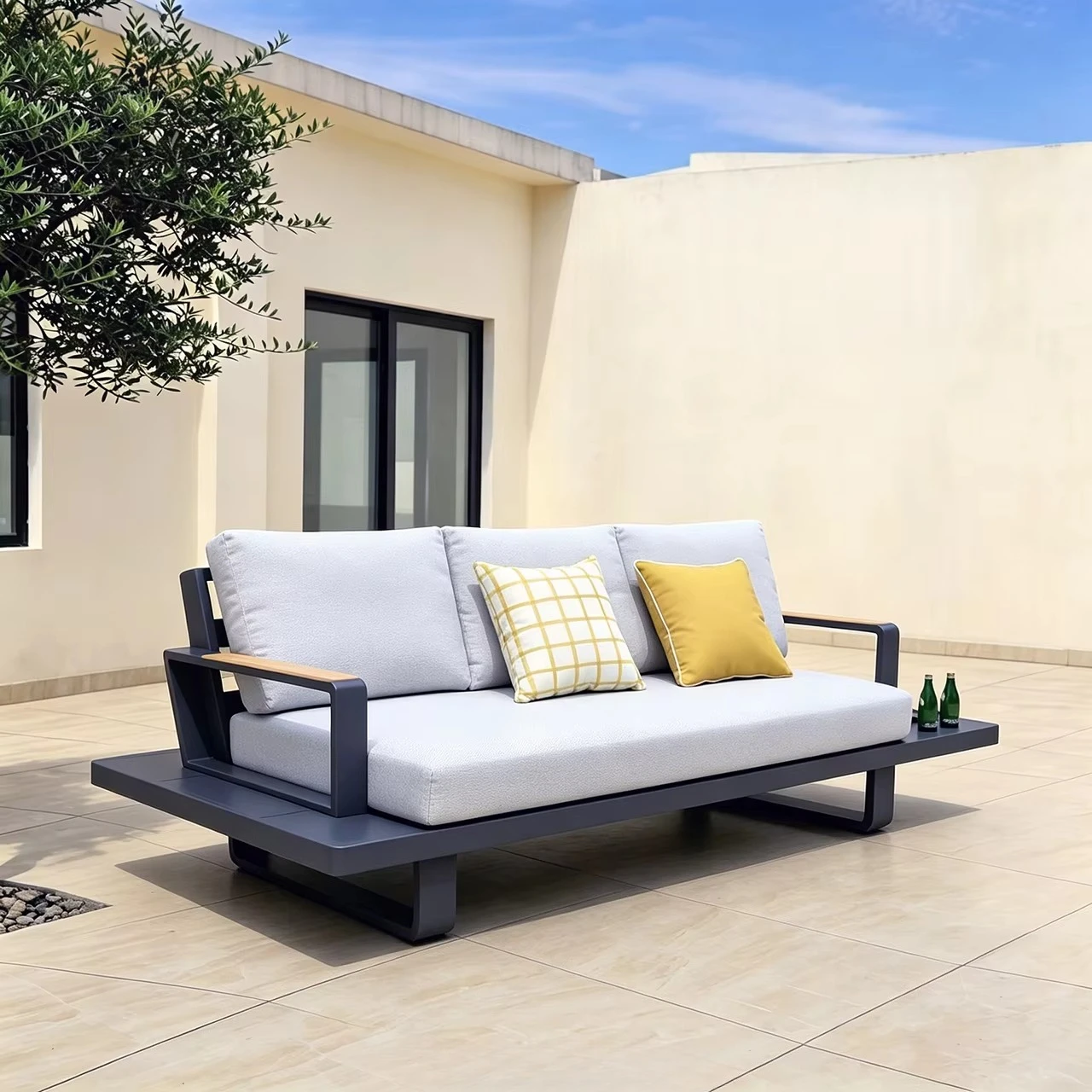 Outdoor Furniture Supplier - Conjunto de Sofá 3 Lugares POWELL,