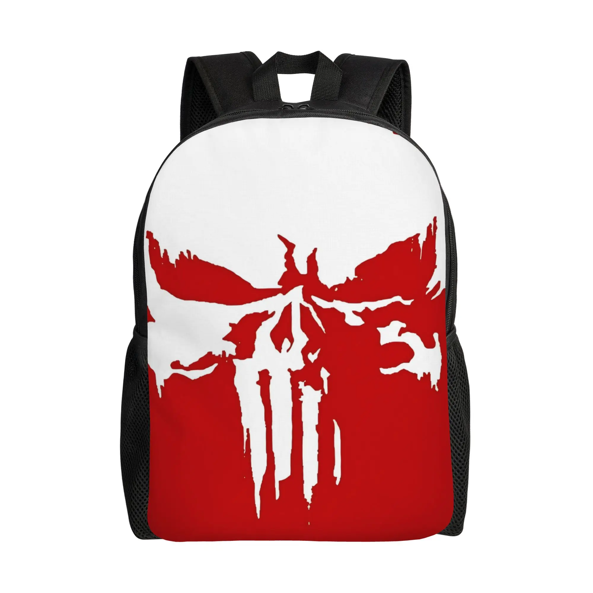 

Back to school season Punisher Schoolbag Marvel Unisex Super Quality Backpack