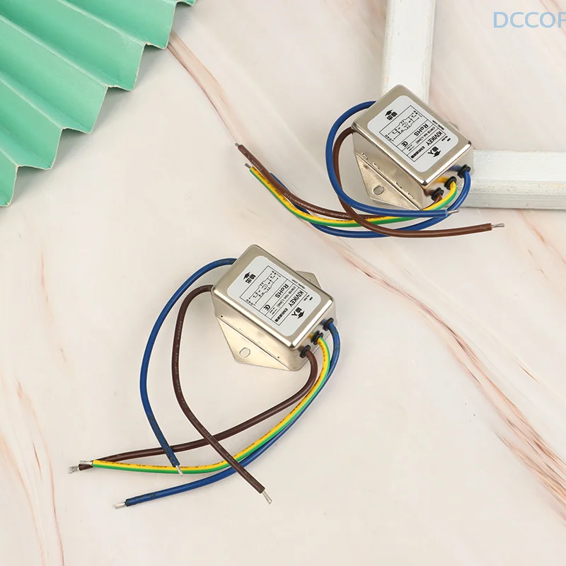 1Pcs AC 220V CW1B-10A-L Anti-interference Power Filter CW1B-3A/6A/10A-L(040)EMI Line Audio Purifier
