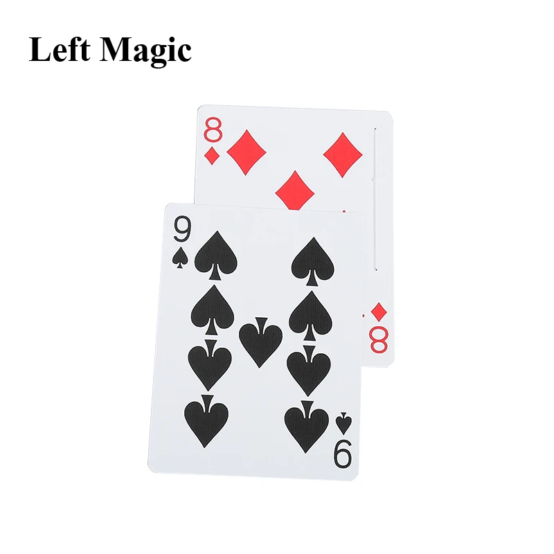 Card Magic Speed Of Light Through Magic Tricks Close Up Street Illusions Gimmicks Mentalism Props Funny Toy Transport Magia